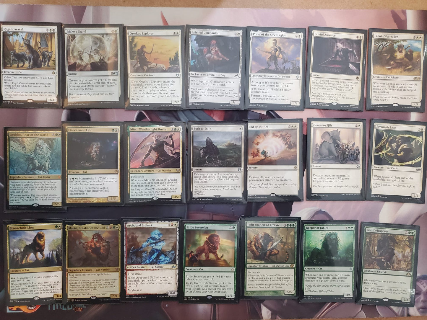 Cats & Dogs Token Swarm - Rin and Seri, Inseparable - Custom EDH Commander Deck