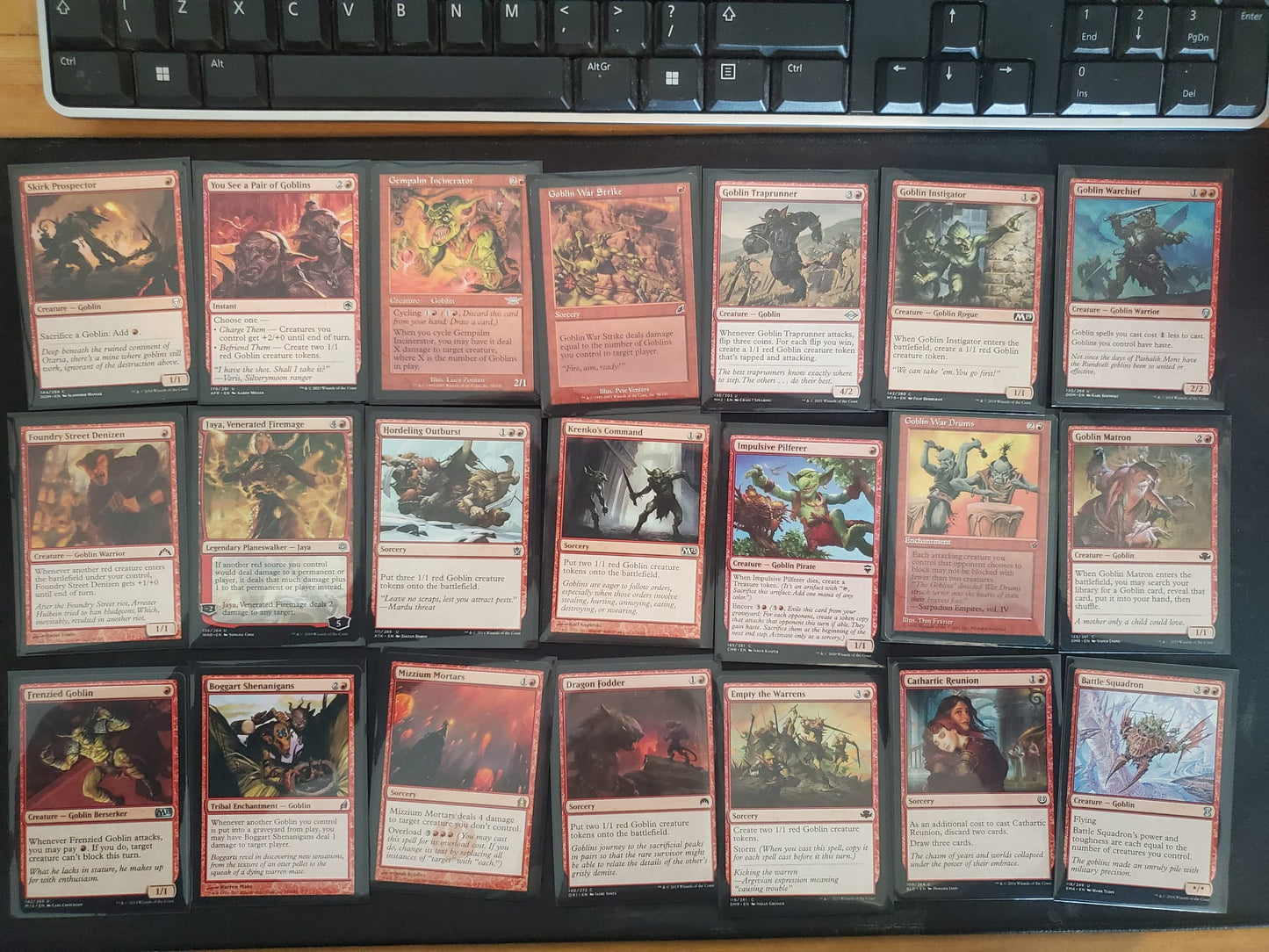 Goblin Swarm & Anthem Fury - Krenko, Mob Boss - Custom EDH Commander Deck