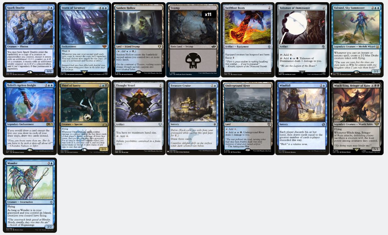 Spell-Slinger & Wraith Army - Lord of the Nazgul - Custom EDH Commander Deck