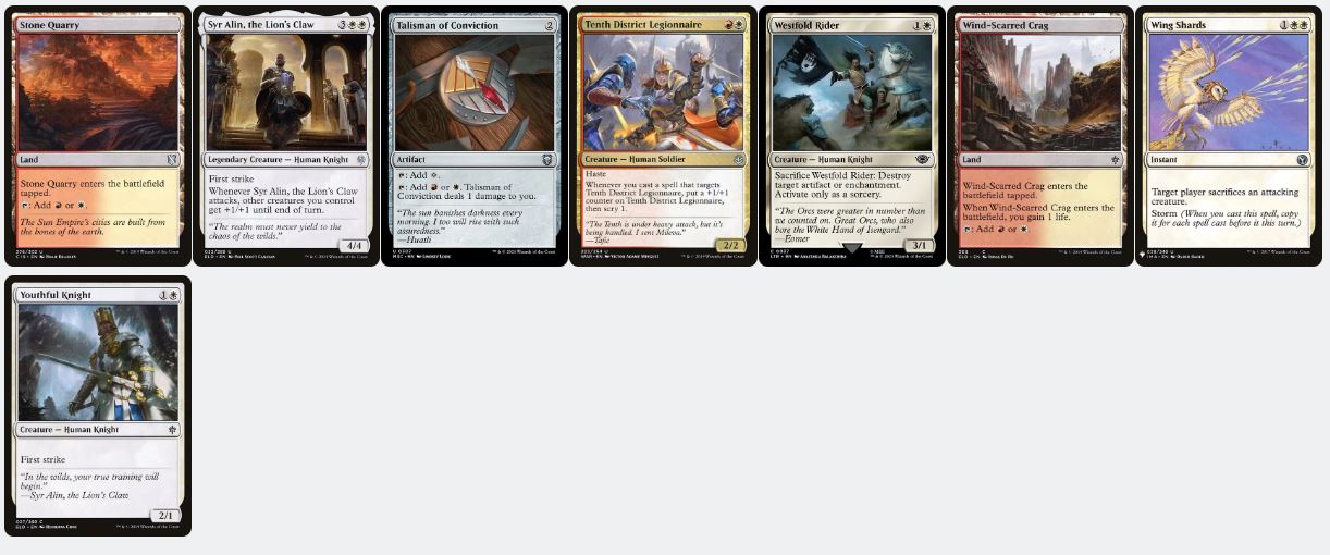 Theoden, King of Rohan - Custom Commander Deck