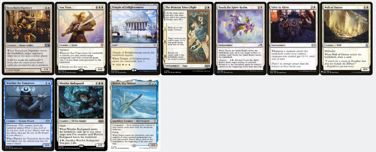 Blink Value - Abdel Adrian, Gorion's Ward - Custom Commander Deck