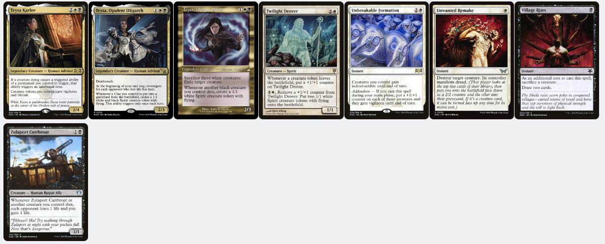 Token Engine & Aristocrats - Thalisse, Reverent Medium - Custom Commander Deck