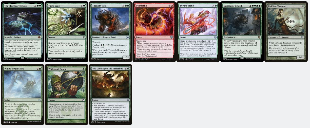 Multi-Combat Rampage - Anzrag, the Quake-Mole - Custom Commander Deck