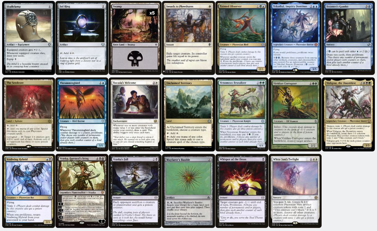 Proliferation & Control - Atraxa, Praetors' Voice - Custom Commander Deck