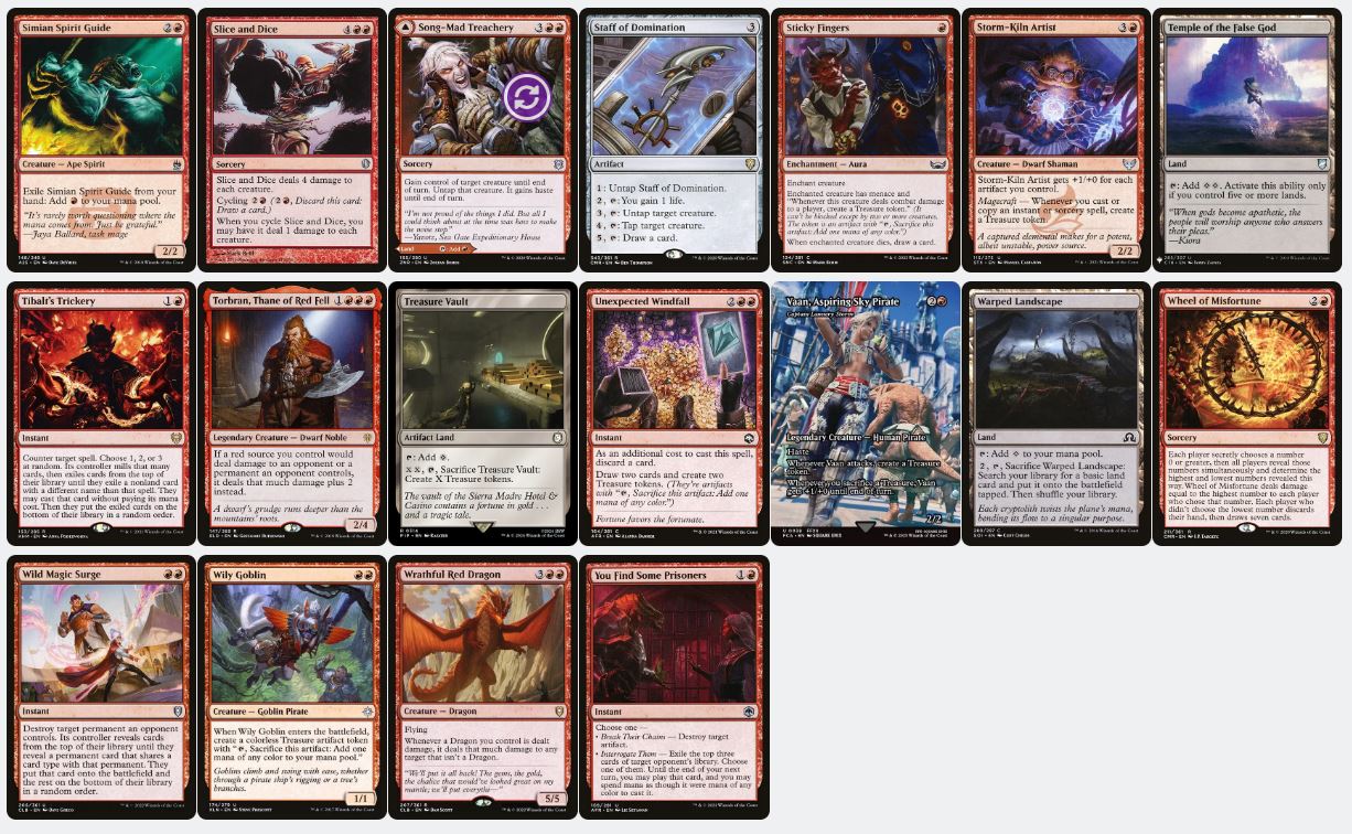 Treasure - Magda, the Hoardmaster - Custom Commander Deck