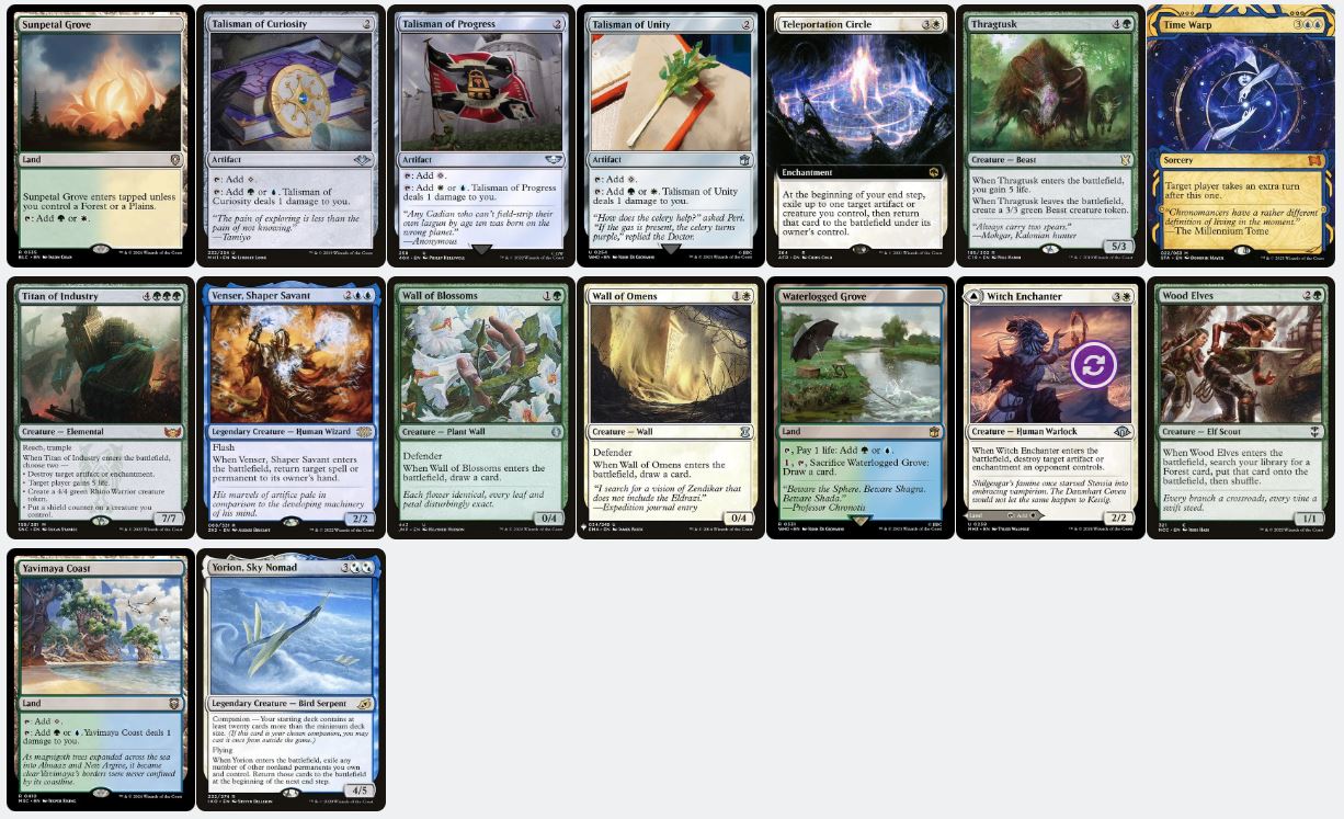 Blink Value & ETB - Galadriel, Light of Valinor - Custom EDH Commander Deck
