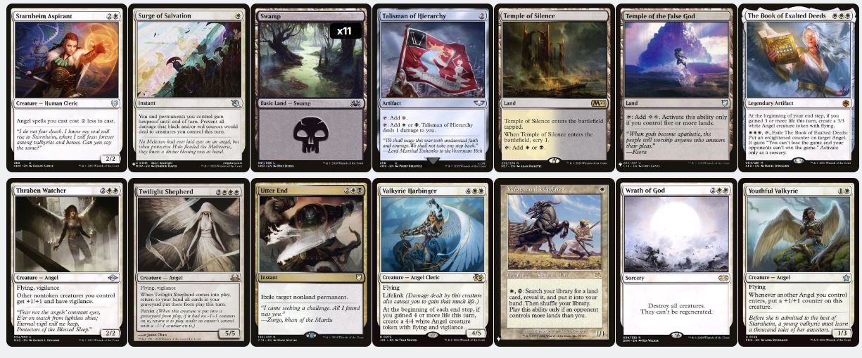 Angelic Taxation & Life Gain - Liesa, Shroud of Dusk - Custom Commander Deck