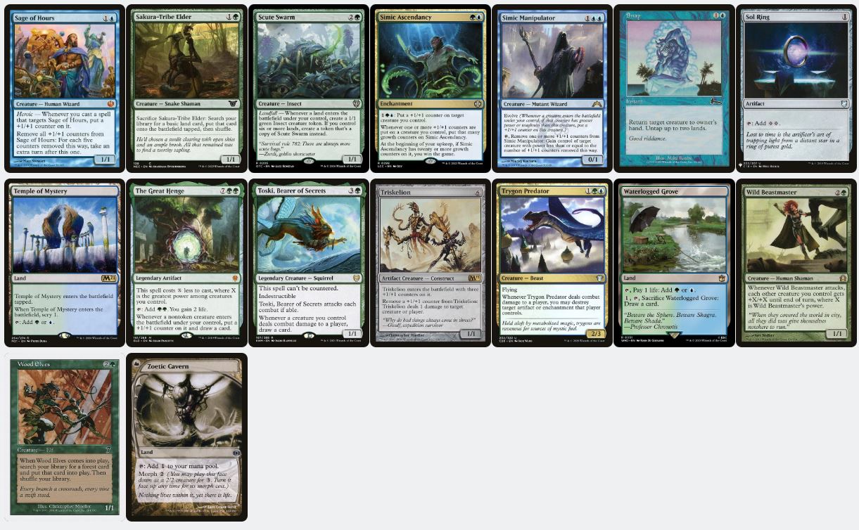Growth & Token Domination - Ezuri, Claw of Progress - Custom EDH Commander Deck