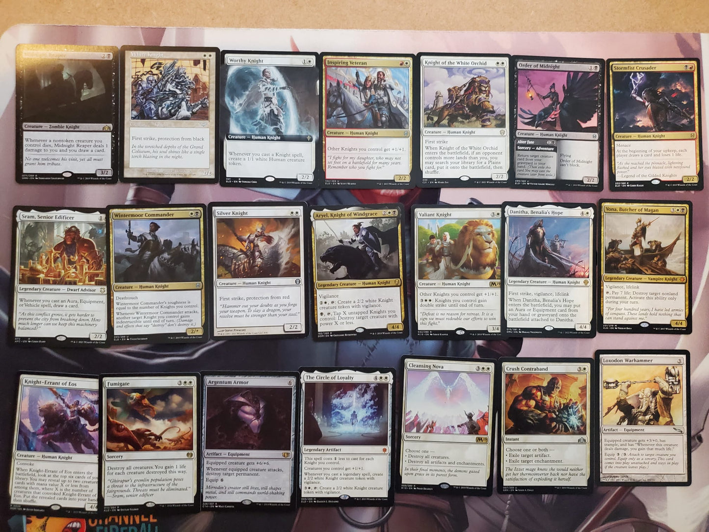 Knights & Free Equipment Power - Syr Gwyn, Hero of Ashvale - Custom EDH Commander Deck Knights Tribal