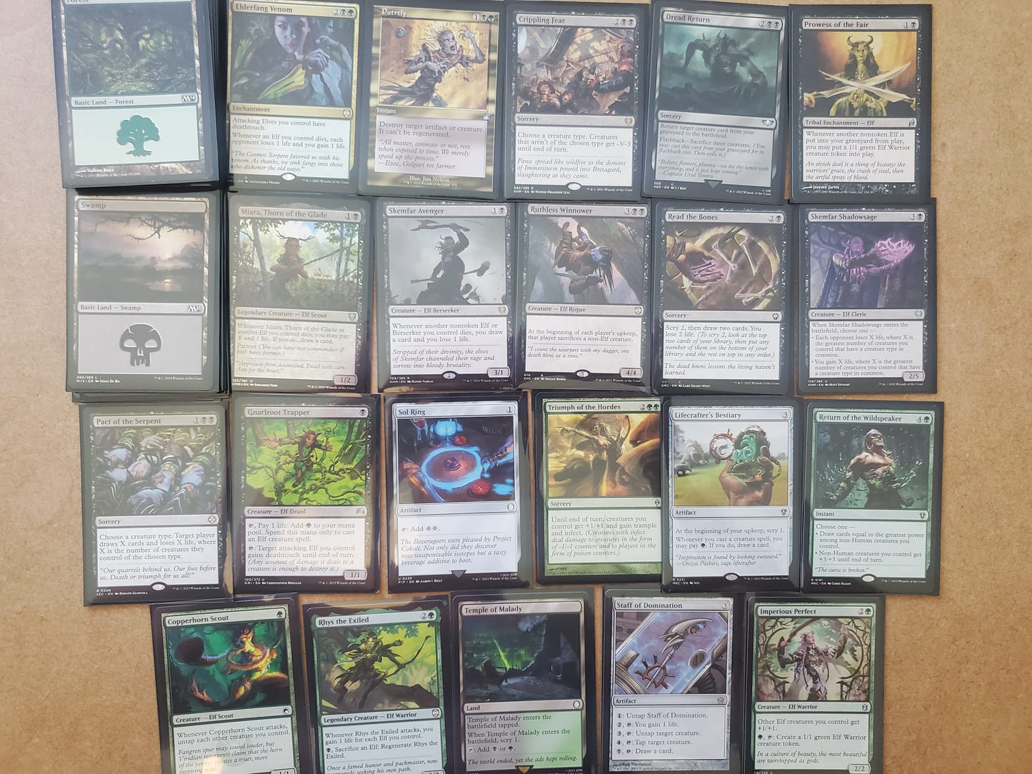 Elf Token Swarm & Infinite Mana - Lathril, Blade of the Elves - Custom EDH Commander Deck