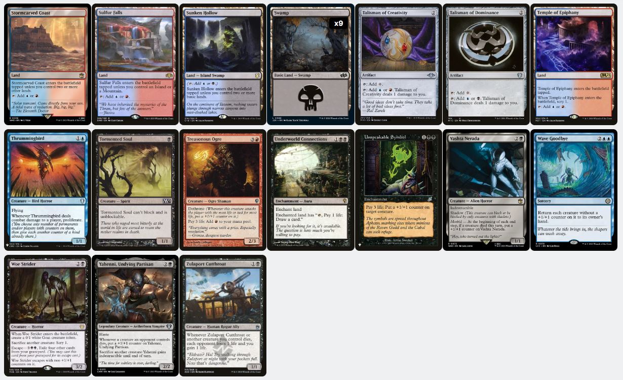 Marchesa, the Black Rose - Custom Commander Deck