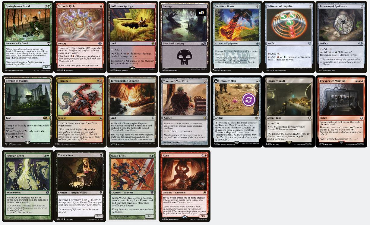 Treasures, Punishment & Profit - Vazi, Keen Negotiator - Custom Commander Deck
