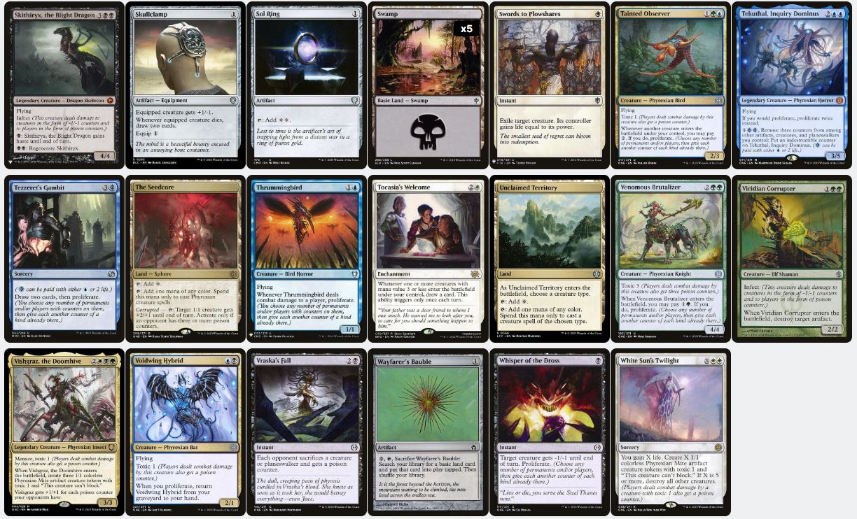 Proliferation & Control - Atraxa, Praetors' Voice - Custom Commander Deck