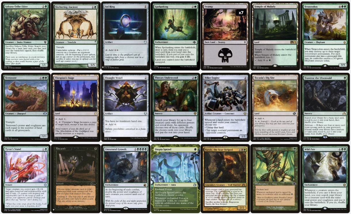 Land Synergies & Saddle Combos - The Gitrog, Ravenous Ride - Custom Commander Deck
