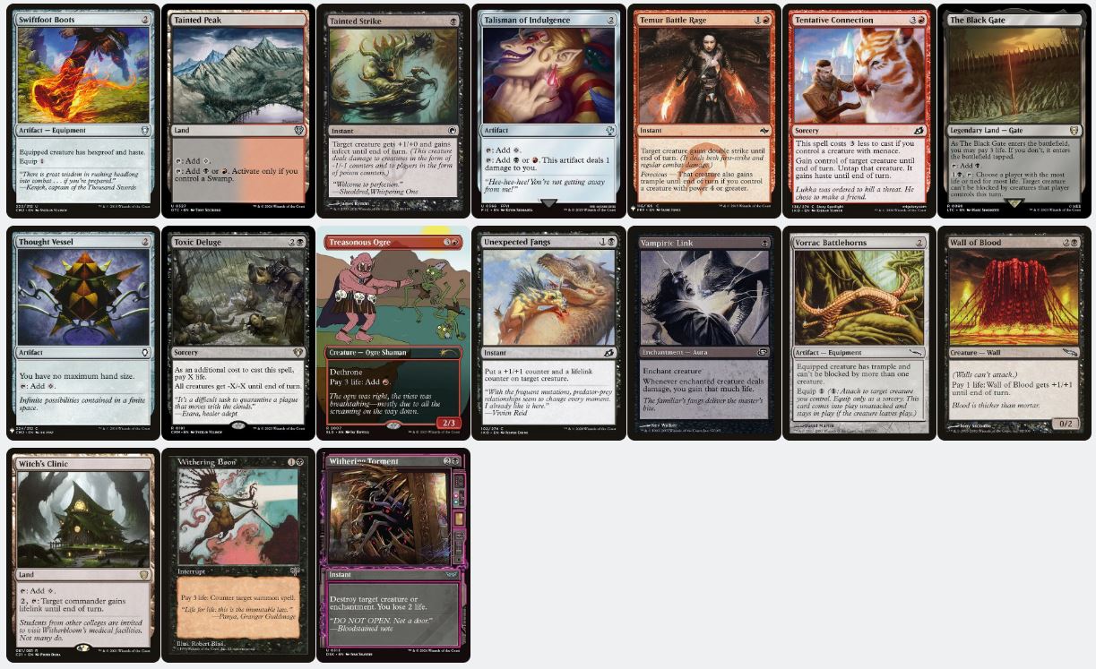 Sacrifice Combo Aggro - Greven, Predator Captain - Custom Commander Deck