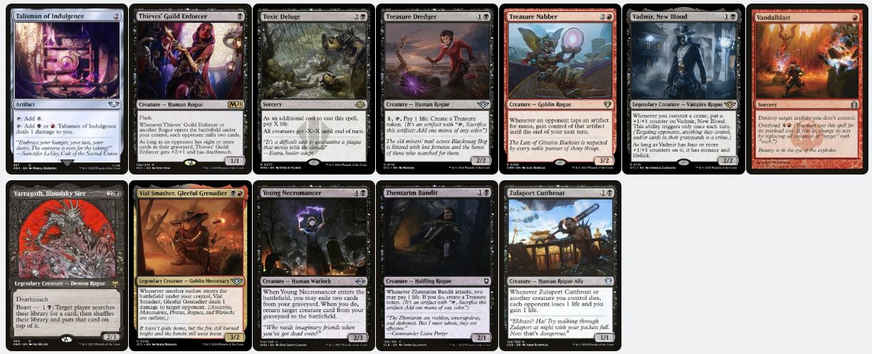 Mercenary Theft & Control - Laughing Jasper Flint - Custom EDH Commander Deck