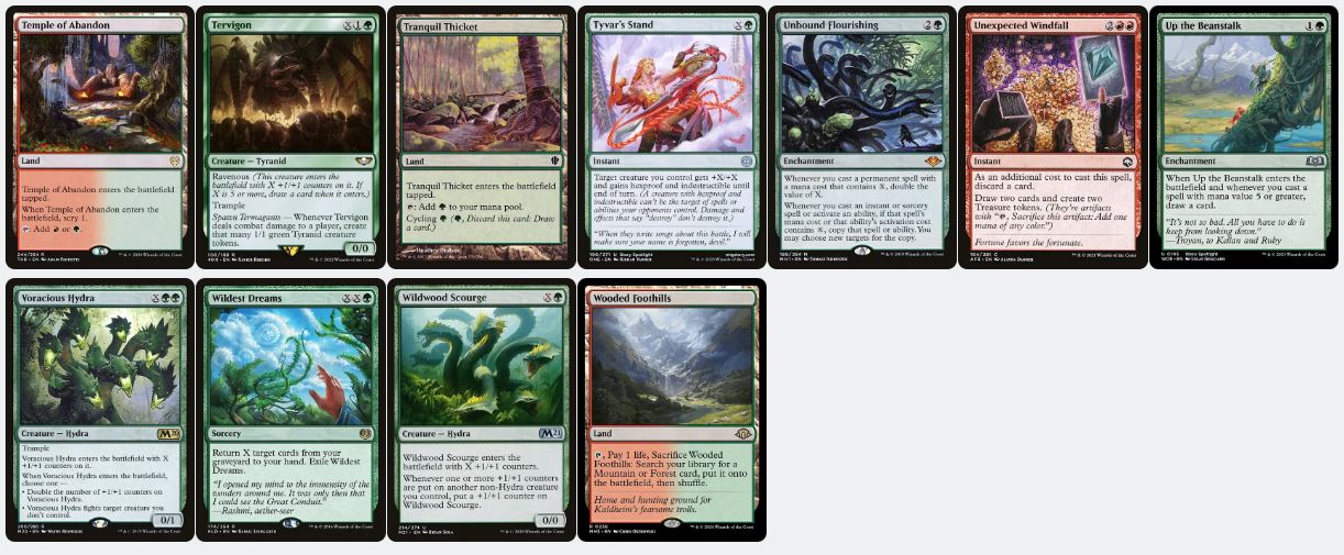 X-Spells & Hydras Commander Deck - Rosheen, Roaring Prophet - Custom EDH Commander Deck