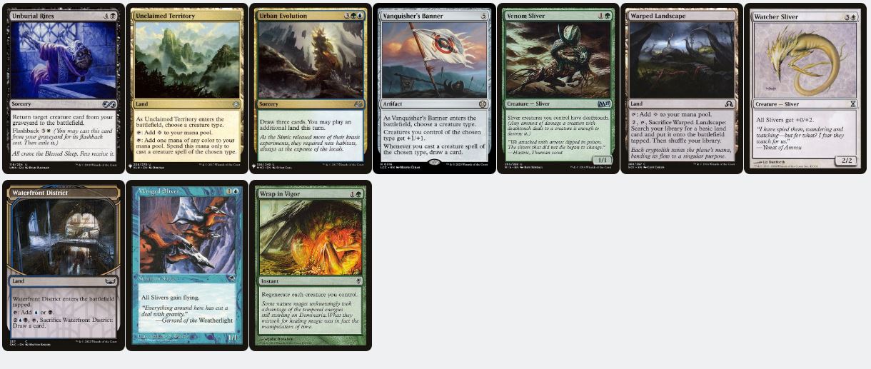 Sliver Synergy & Overwhelming Power - Sliver Hivelord - Custom EDH Commander