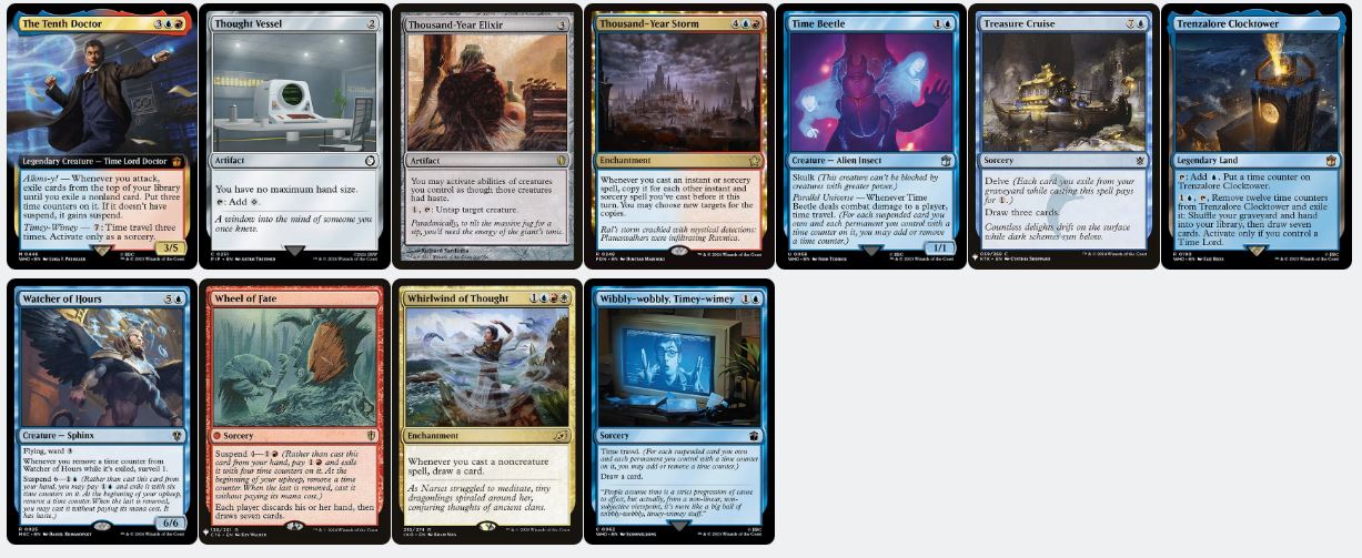 Suspend & Time Manipulation - The Face of Boe - Custom Commander Deck