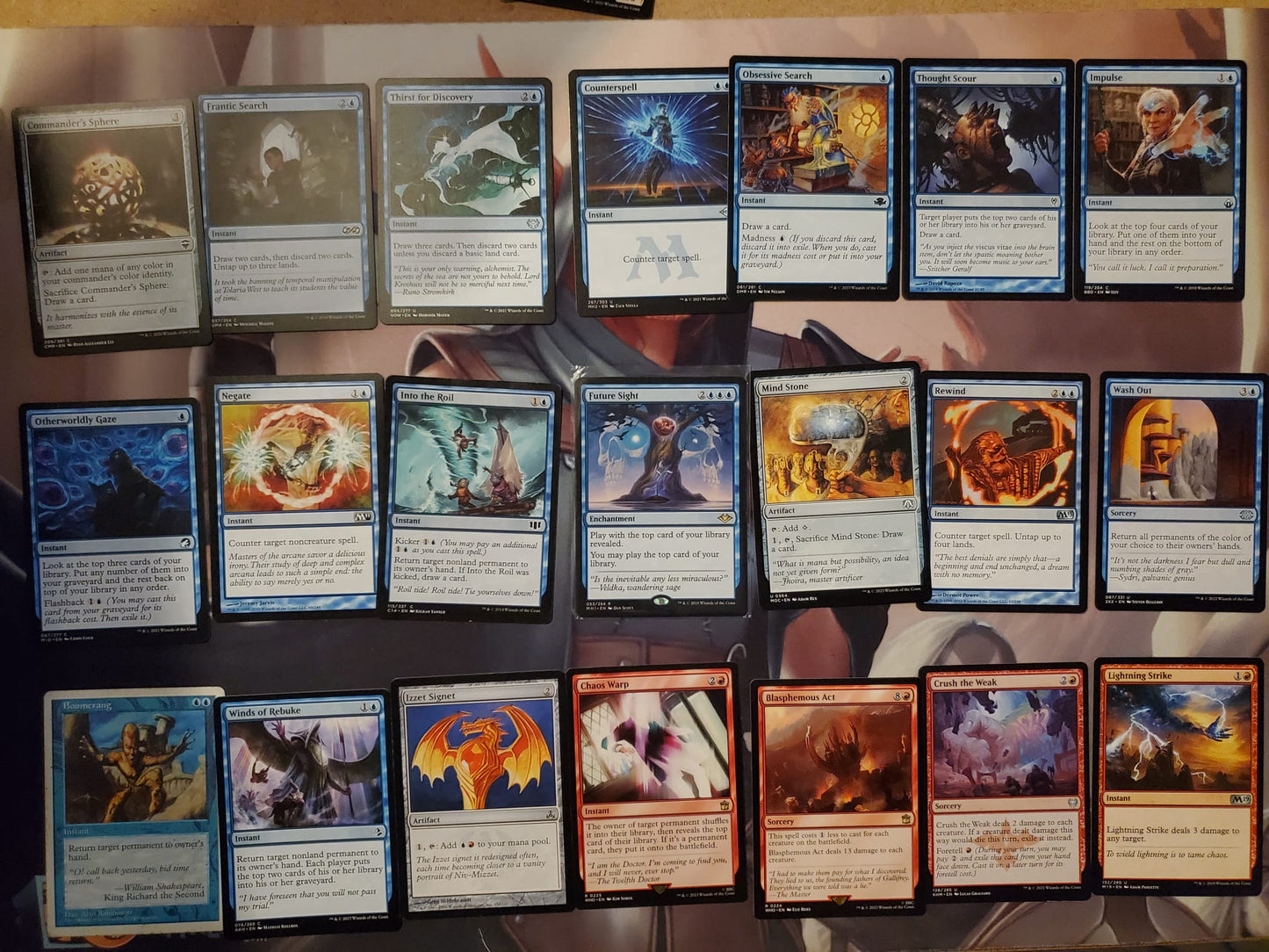 Card Draw & Infinite Damage Combo - Niv-Mizzet, Parun - Custom EDH Commander Deck