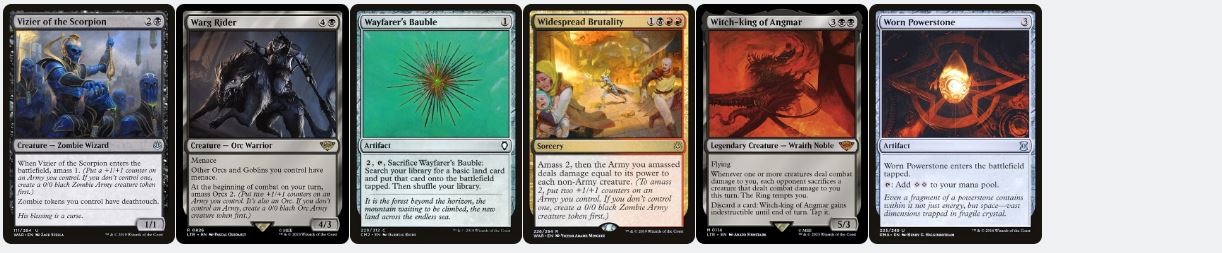Orc Army Domination - Sauron, the Dark Lord - Custom Commander Deck