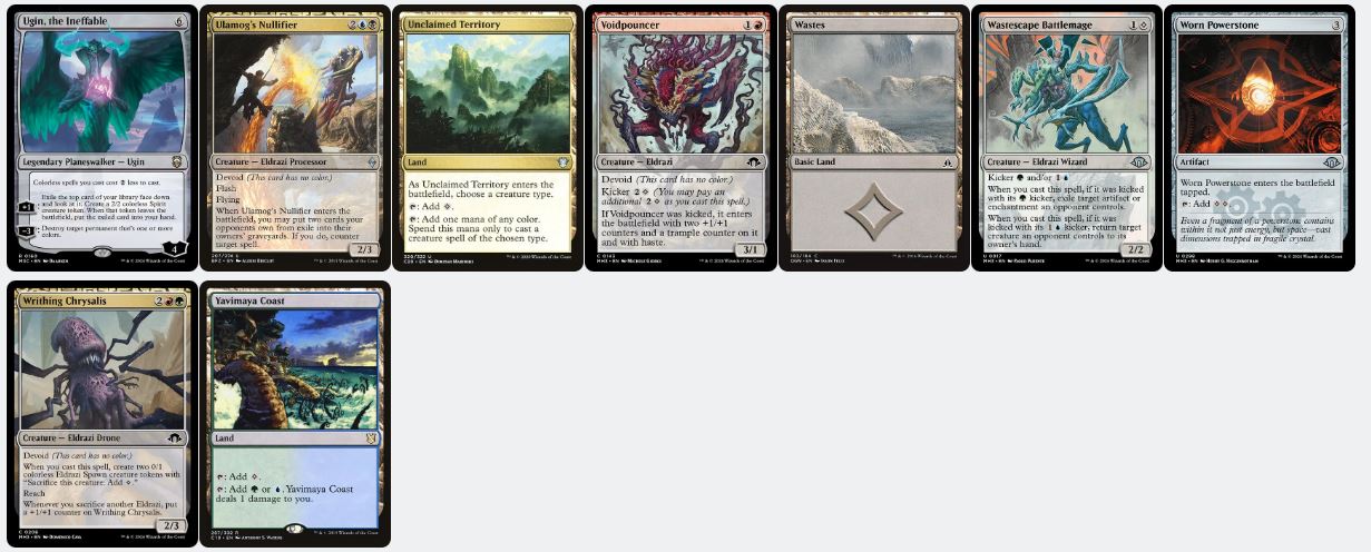 Ulalek, Fused Atrocity - Custom EDH Commander Deck