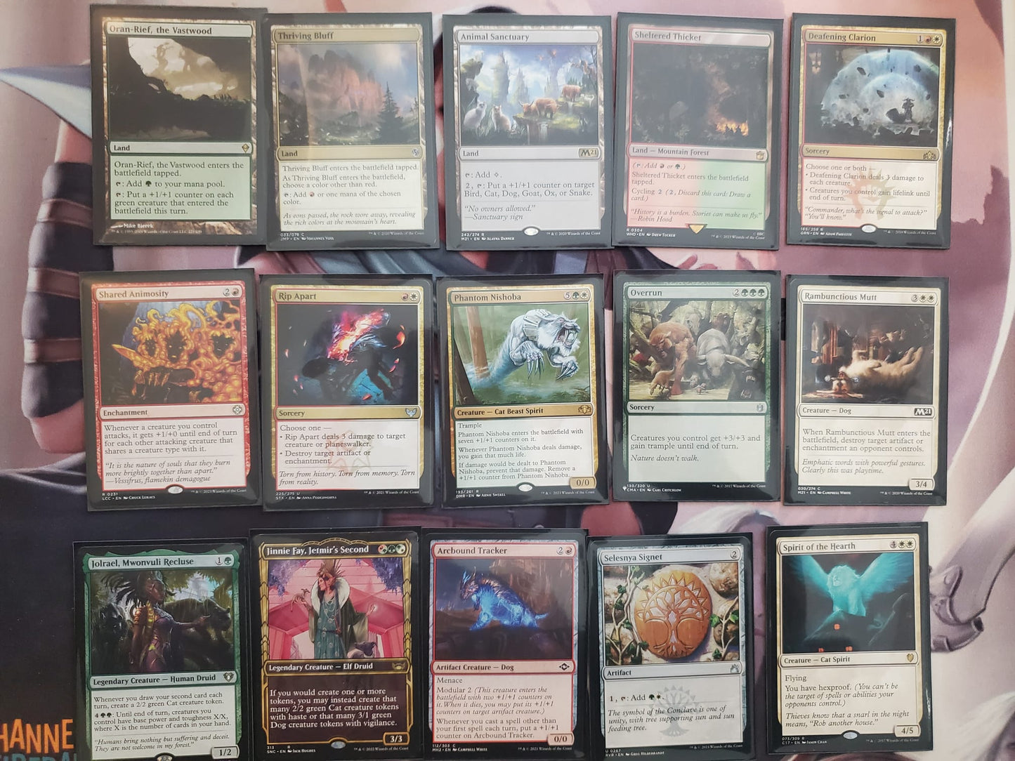 Cats & Dogs Token Swarm - Rin and Seri, Inseparable - Custom EDH Commander Deck