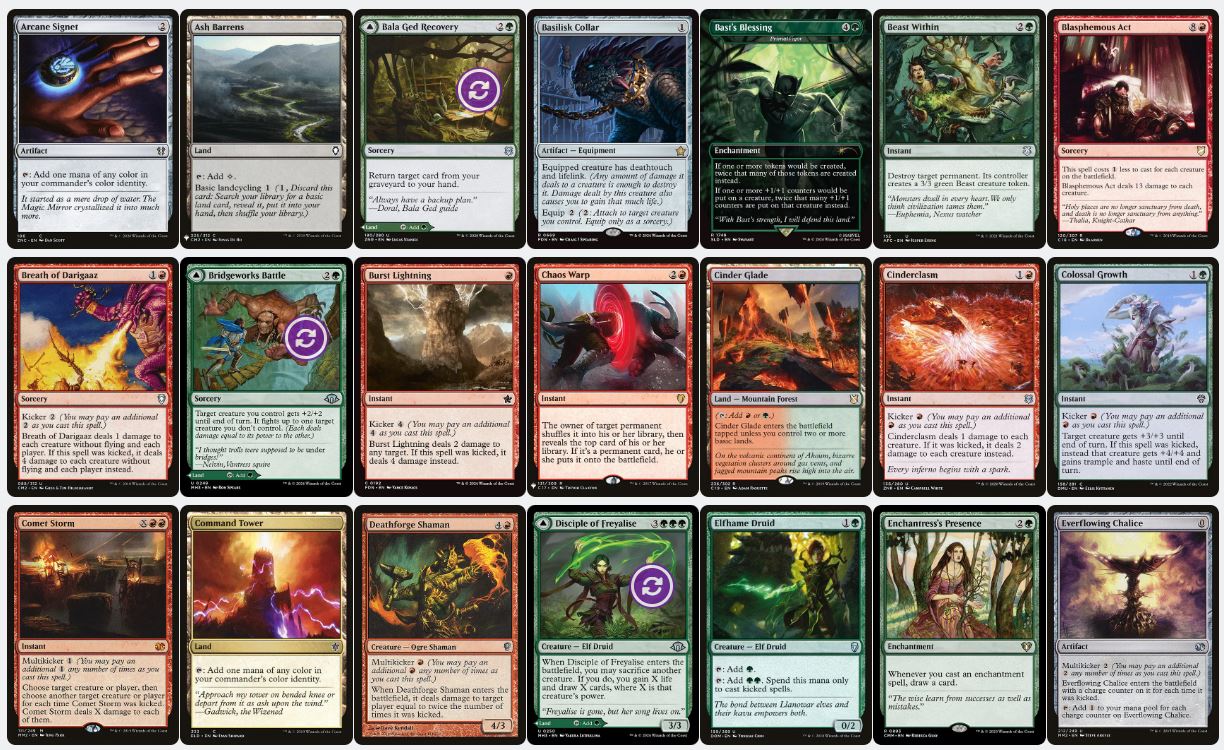 Kicker Synergies & Scalable Damage - Hallar, the Firefletcher - Custom Commander Deck