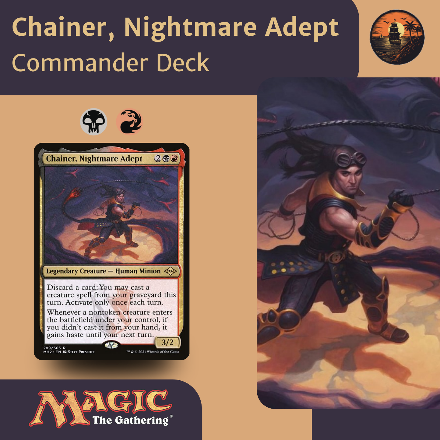 Chainer, Nightmare Adept – Rakdos Reanimator & Discard Synergy Deck