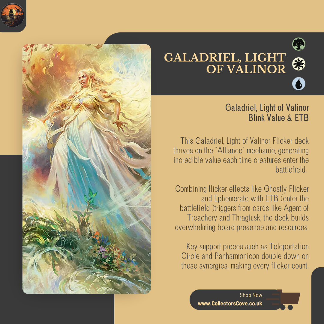 Blink Value & ETB - Galadriel, Light of Valinor - Custom EDH Commander Deck