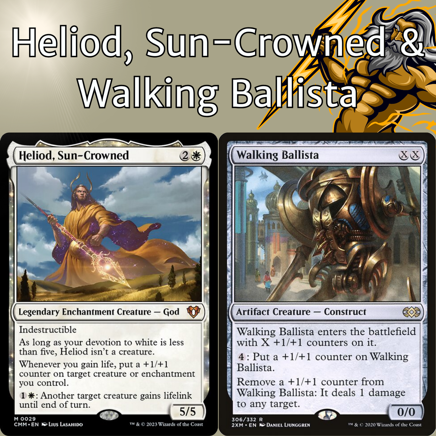 Heliod, Sun-Crowned + Walking Ballista - 2 CARD COMBO