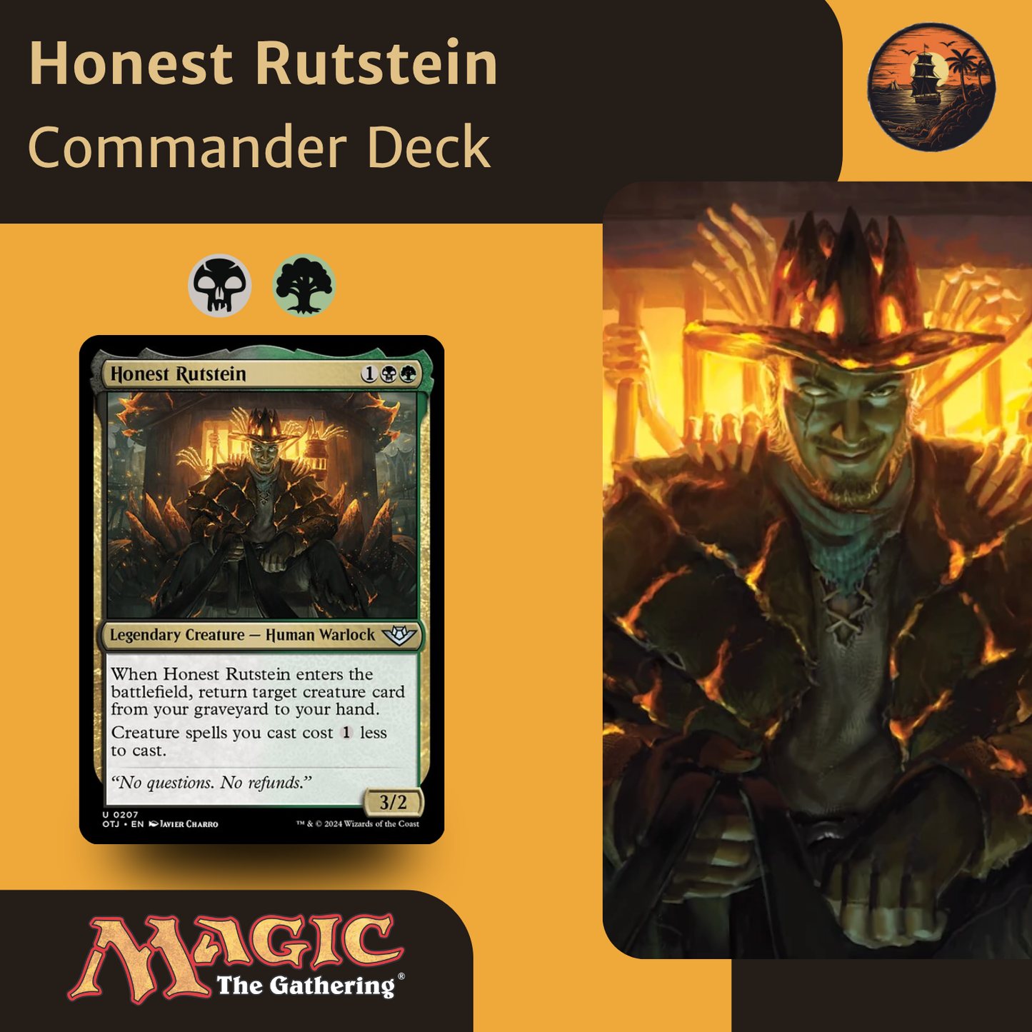 Honest Rutstein – Golgari Graveyard & Value Engine Commander Deck