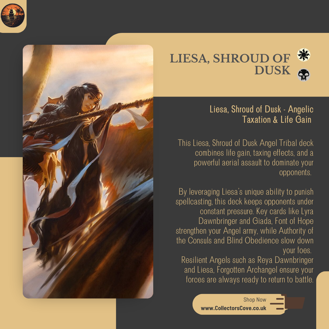 Angelic Taxation & Life Gain - Liesa, Shroud of Dusk - Custom Commander Deck