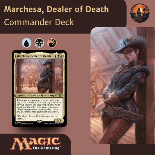 Crime & Punishment Control - Marchesa, Dealer of Death - Custom EDH Commander Deck