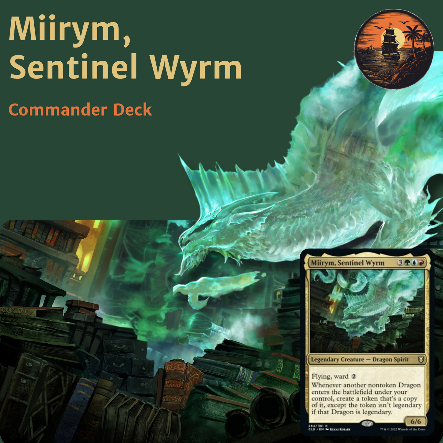 Dragon Copy Rampage - Miirym, Sentinel Wyrm - Custom EDH Commander Deck
