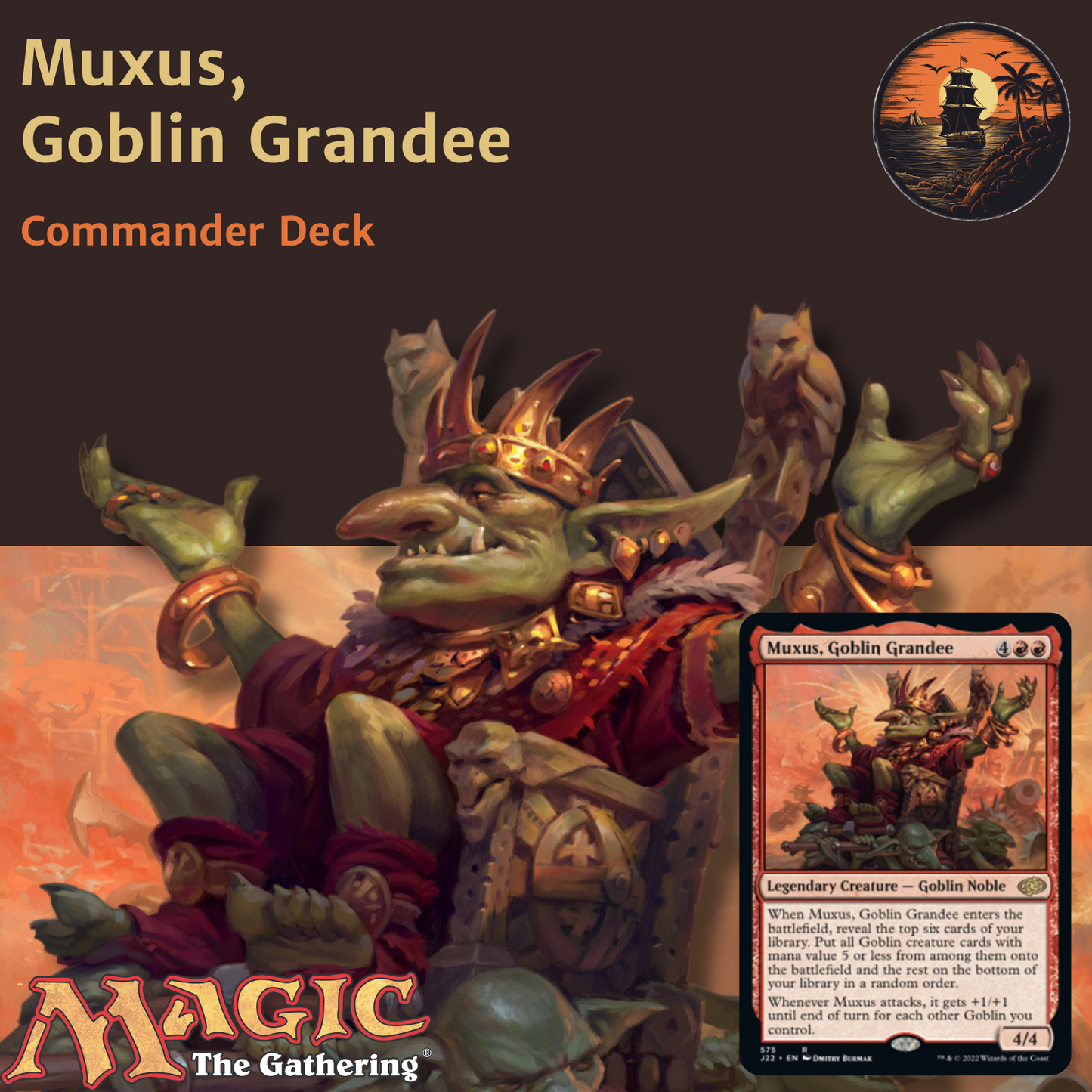 Goblin Swarm & Aggro - Muxus, Goblin Grandee - Custom Commander Deck
