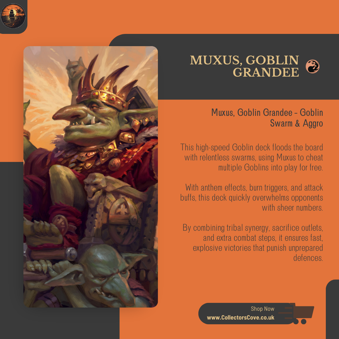 Goblin Swarm & Aggro - Muxus, Goblin Grandee - Custom Commander Deck