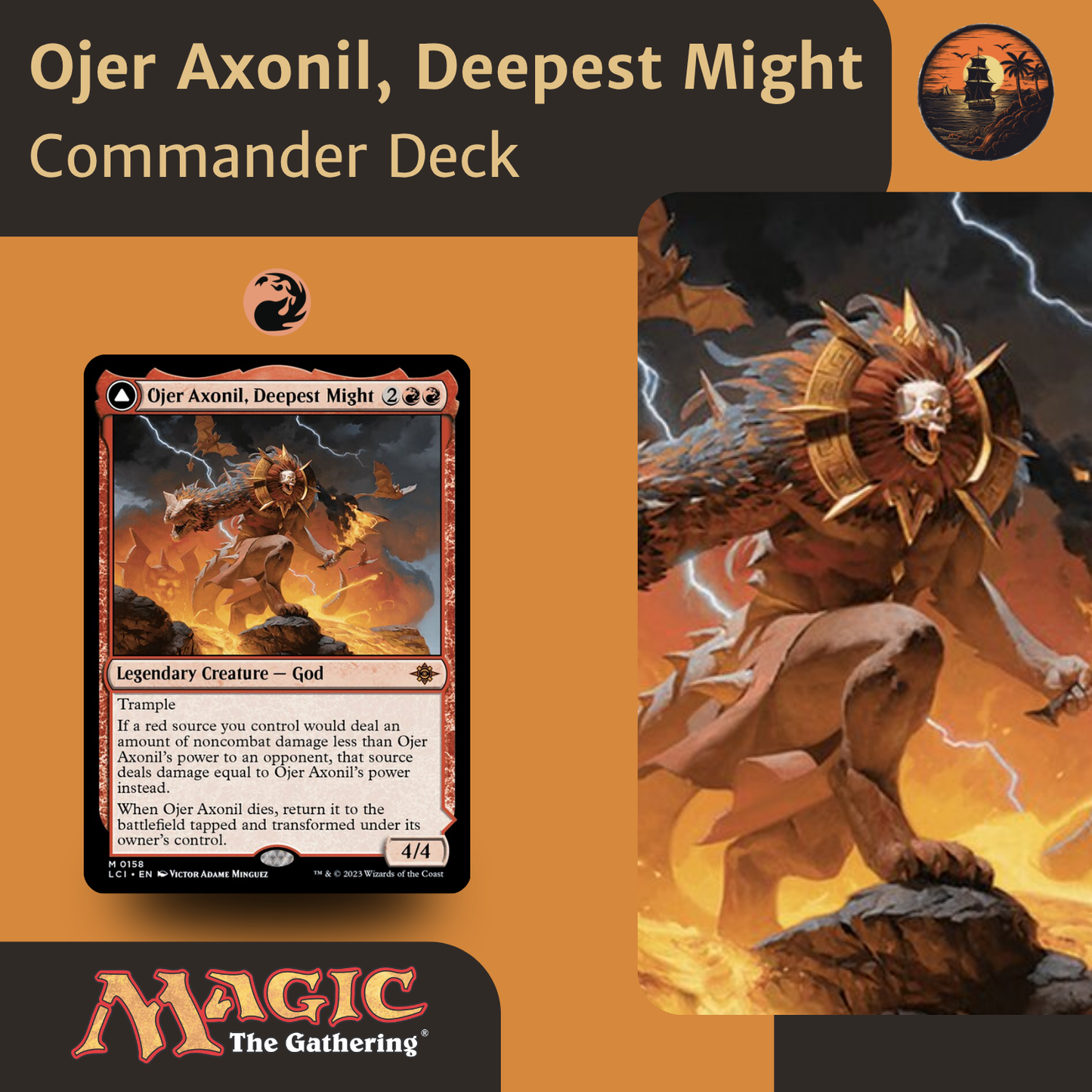 Ojer Axonil, Deepest Might – Mono-Red Burn & Noncombat Damage Deck