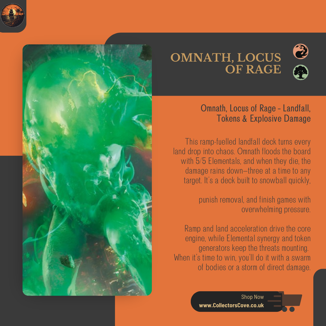 Landfall Ramp Deck - Omnath, Locus of Rage - Custom Commander Deck