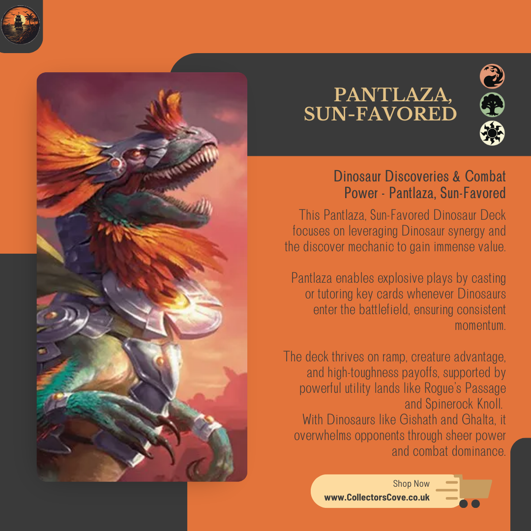 Dinosaur Discoveries & Combat Power - Pantlaza, Sun-Favored - Custom Commander Deck