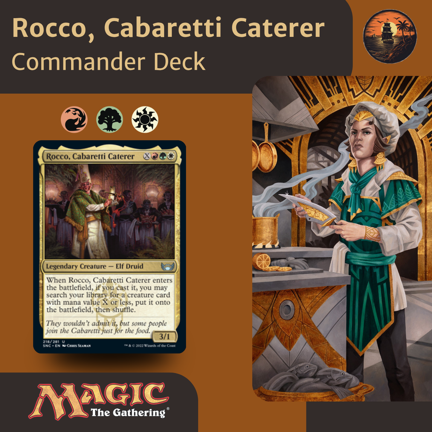 Rocco, Cabaretti Caterer – Naya ETB Combo Creature Tutor Deck