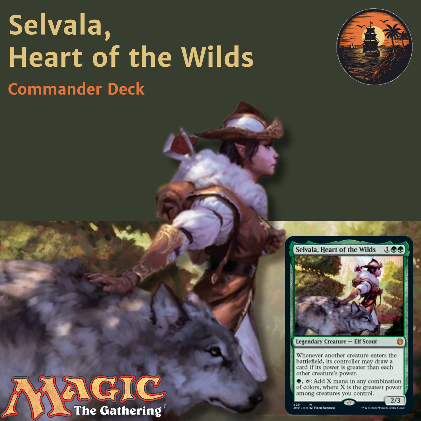 Ramp & Big Creatures - Selvala, Heart of the Wilds - Custom Commander Deck