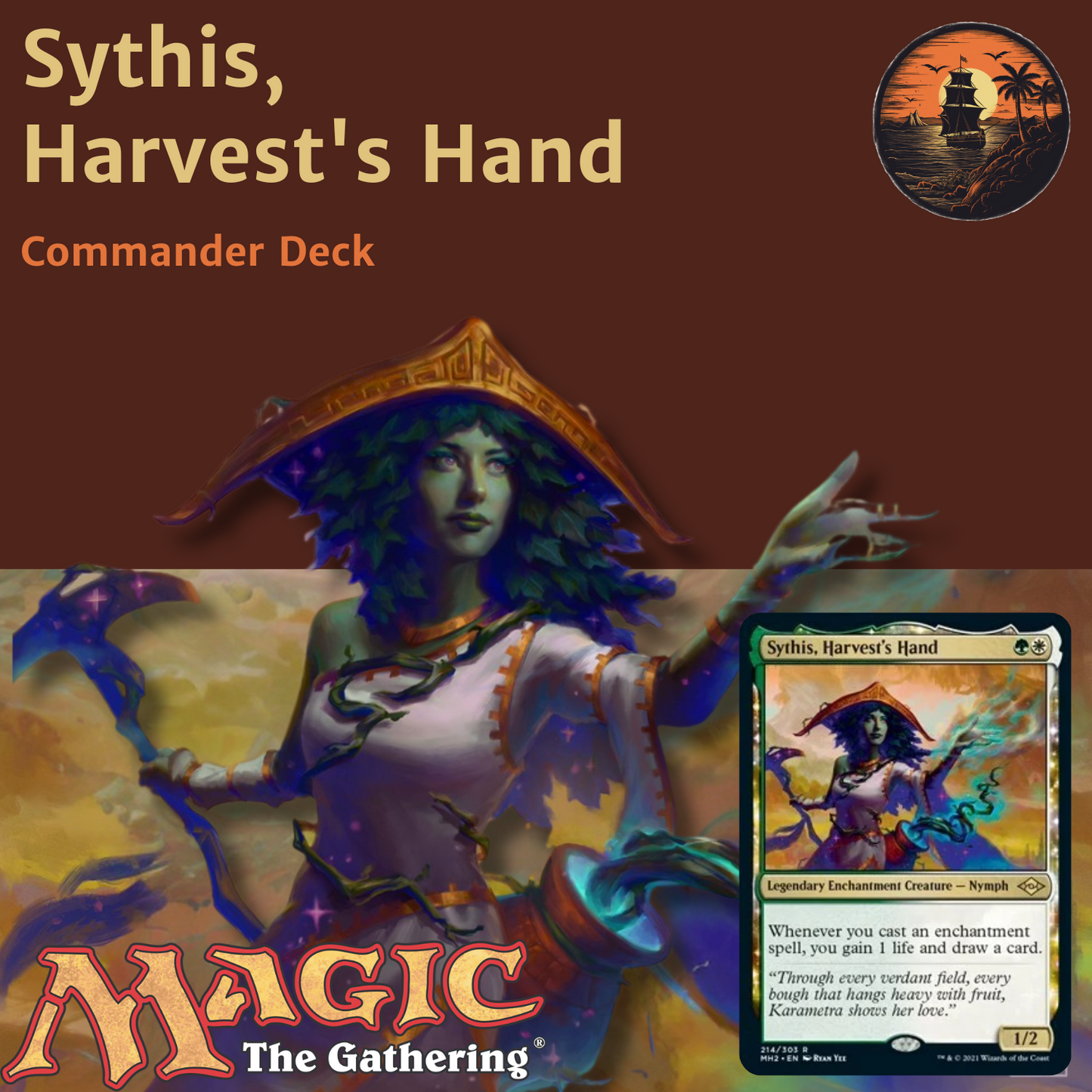 Enchantress Value & Token Synergy - Sythis, Harvest's Hand - Custom EDH Commander Deck
