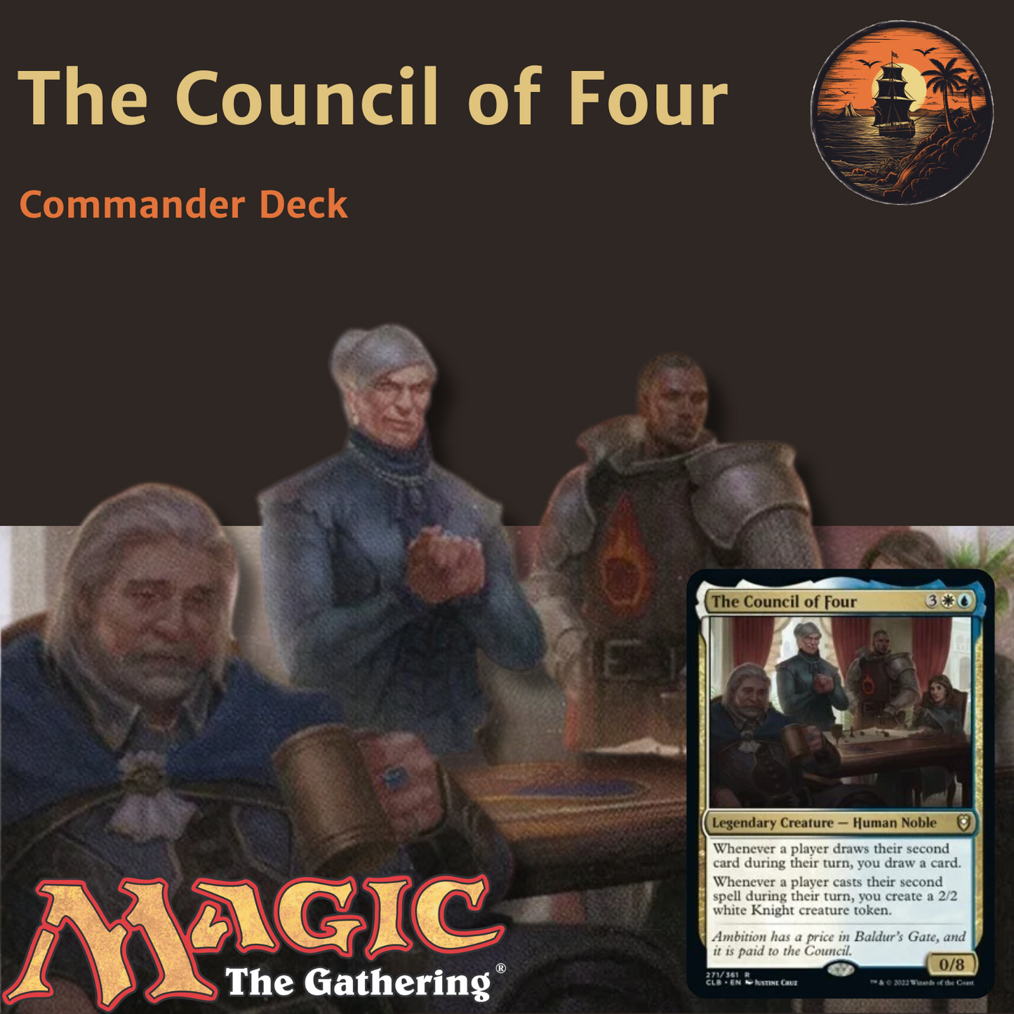 Group Hug - The Council of Four - Custom EDH Commander Deck