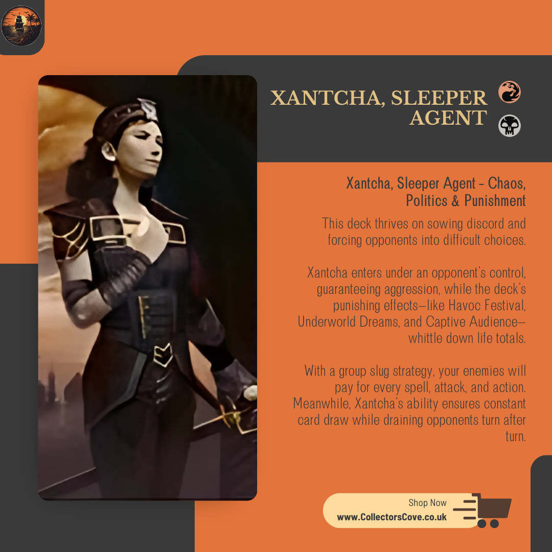 Chaos, Politics & Punishment - Xantcha, Sleeper Agent - Custom Commander Deck