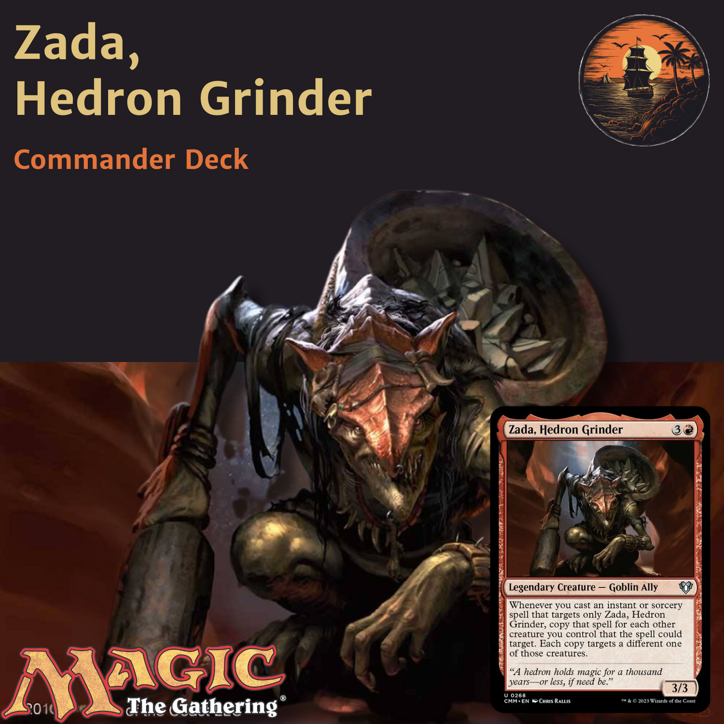 Spell Copying & Explosive Combos - Zada, Hedron Grinder - Custom Commander Deck