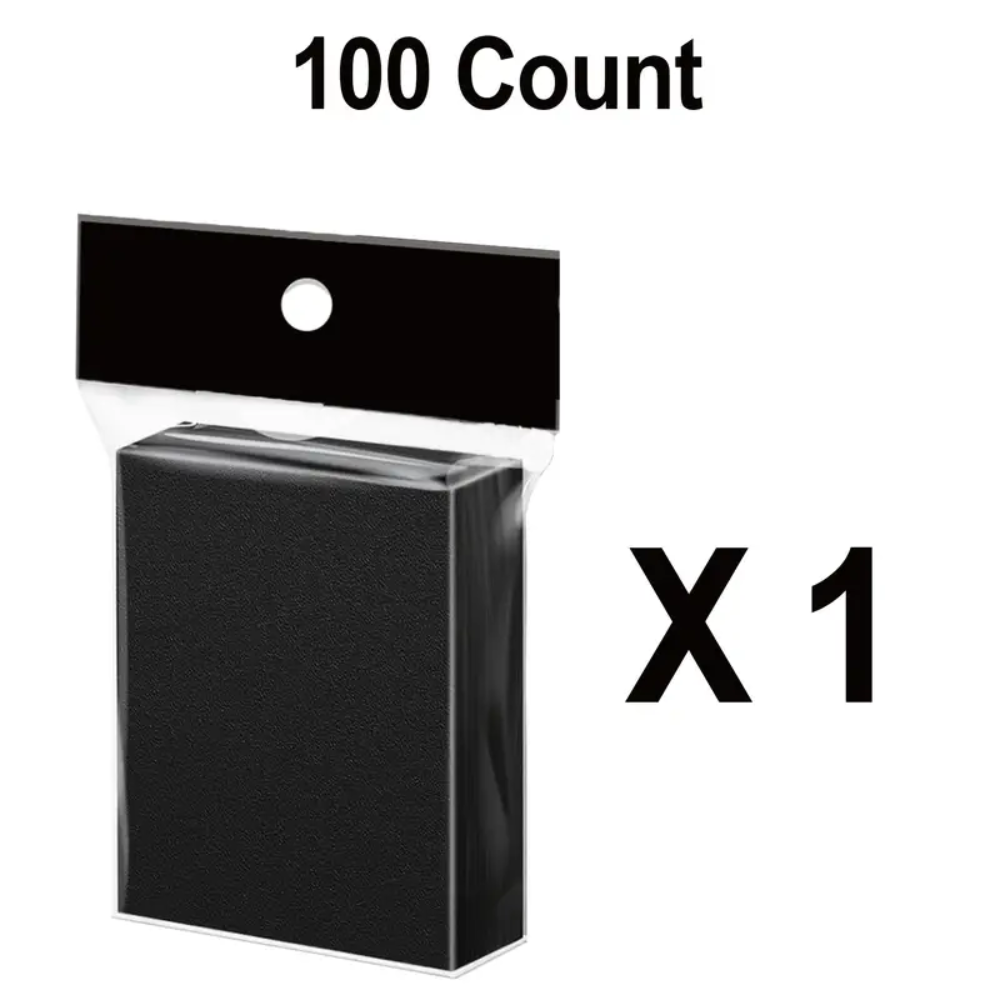 100x Black Matte Card Sleeves – Budget-Friendly Protection for MTG