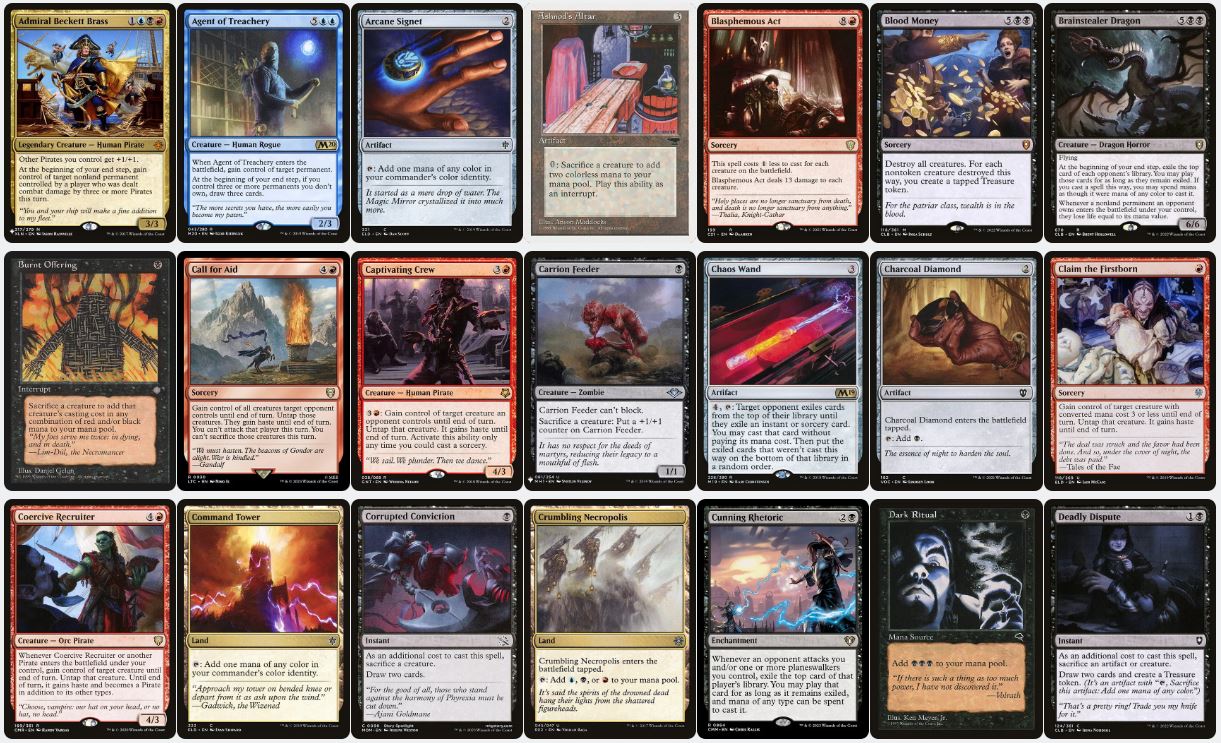 Creature Theft & Control - Don Andres, the Renegade - Custom EDH Commander Deck