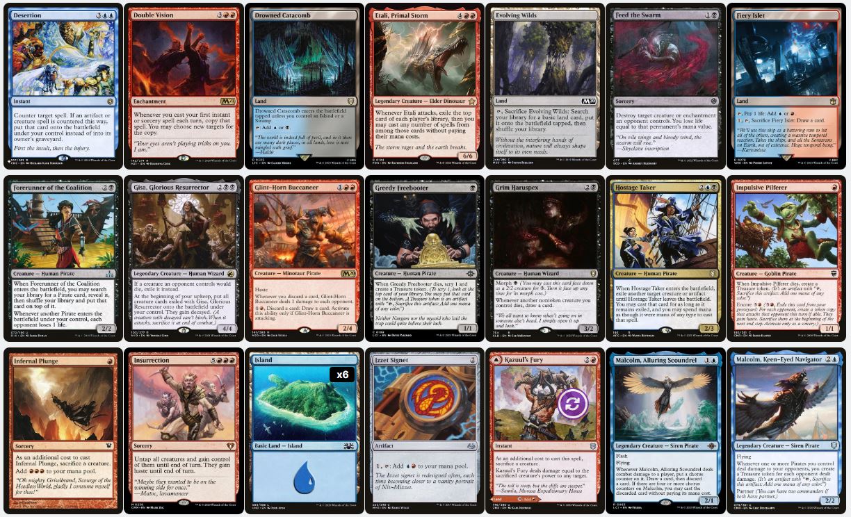Creature Theft & Control - Don Andres, the Renegade - Custom EDH Commander Deck