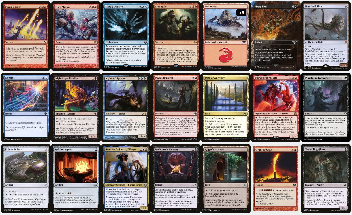 Creature Theft & Control - Don Andres, the Renegade - Custom EDH Commander Deck